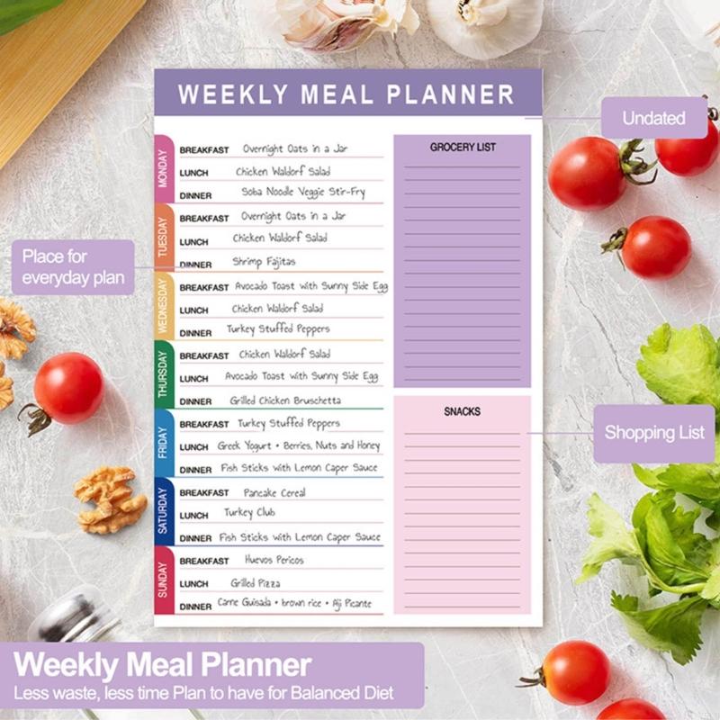 Y5LB Weekly Meal Planning Tear - đánh giá và giá Meal Plan Notepad