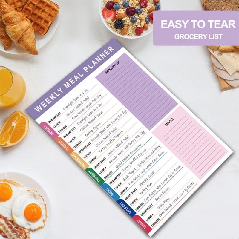 Y5LB Weekly Meal Planning Tear - đánh giá và giá Meal Plan Notepad