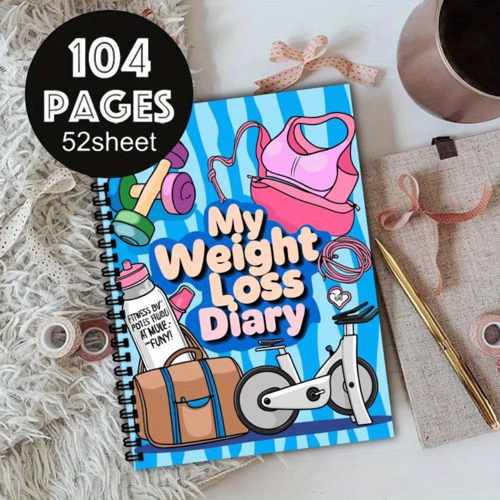 Fitness Tracker Weight Loss Pl - đánh giá và giá Meal Plan Notepad