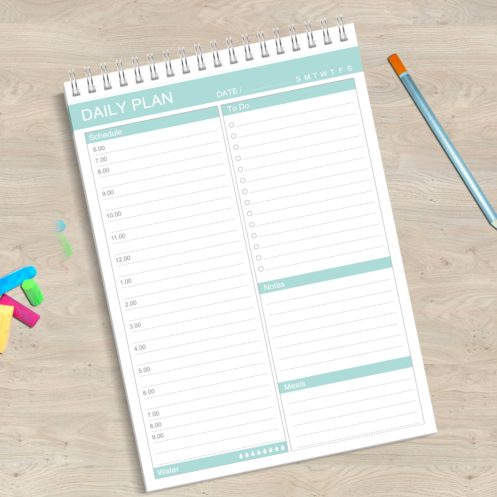 Daily Planner Notepad with Sch - đánh giá và giá Meal Plan Notepad