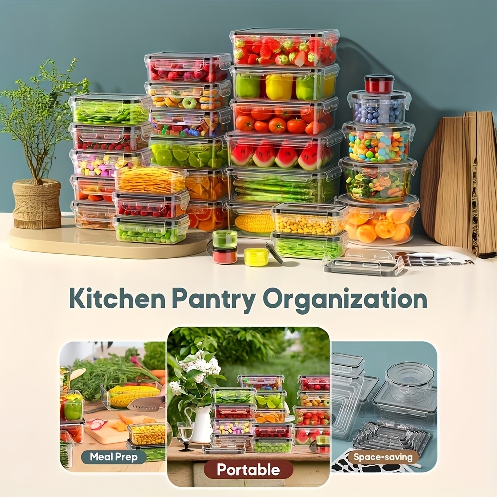66pcs Food Storage Container S - đánh giá và giá Meal Prep No Microwave