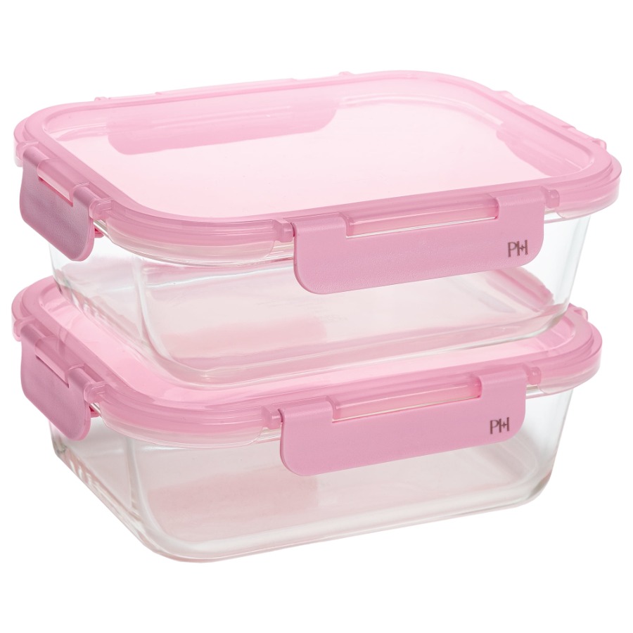 2-Piece Glass Food Storage Con - đánh giá và giá Meal Prep Glass Containers With Lids