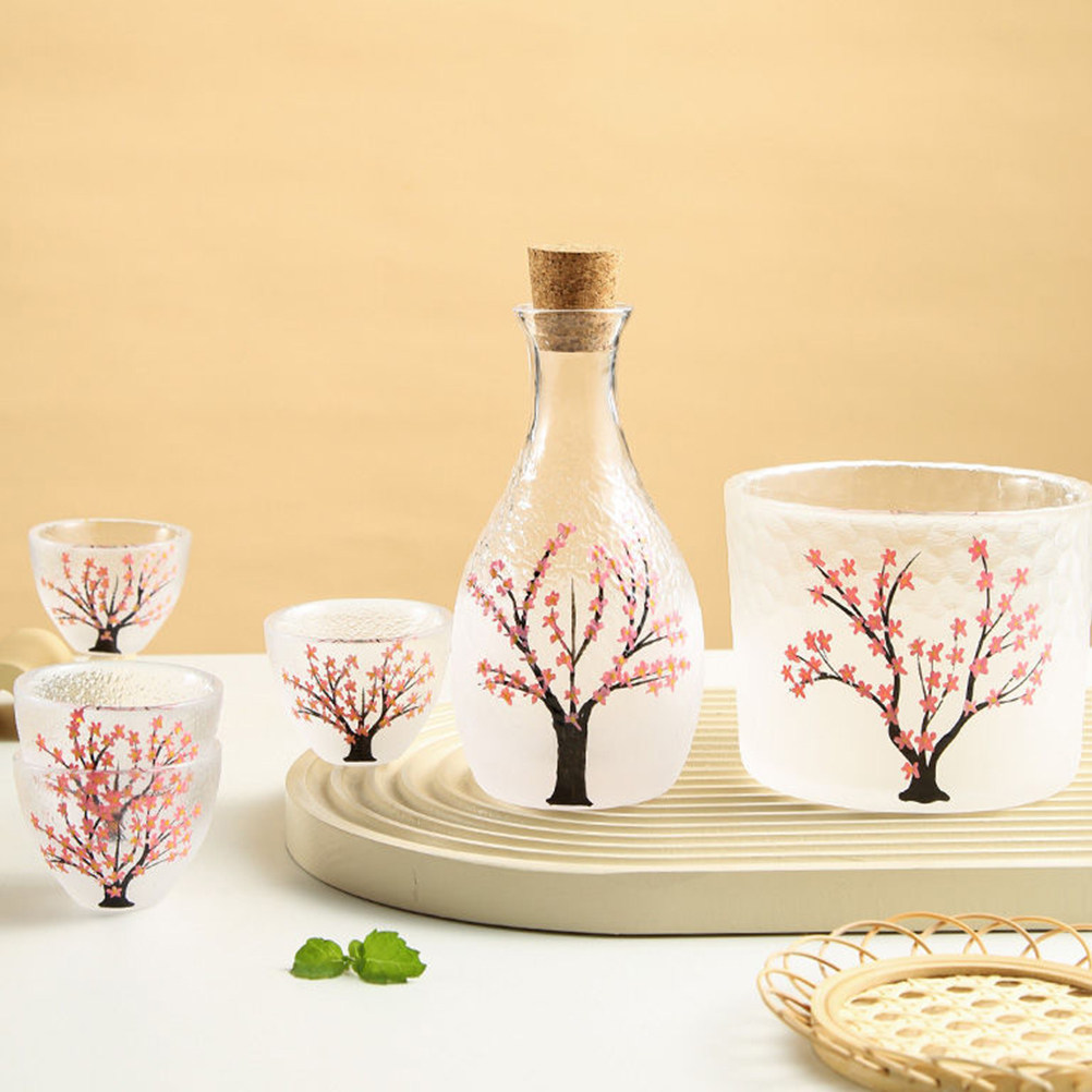 Sake Set Glass Containers Fros - đánh giá và giá Glass Container Set