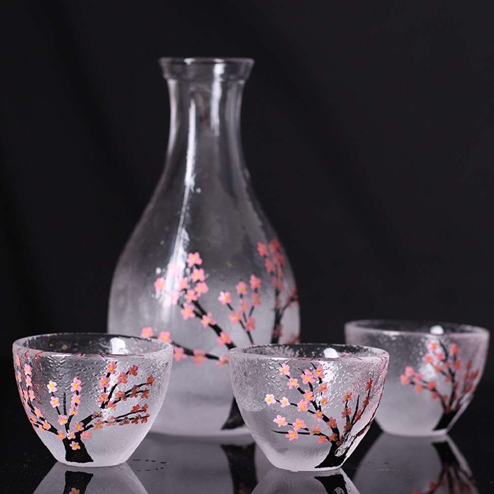 Sake Set Glass Containers Fros - đánh giá và giá Glass Container Set