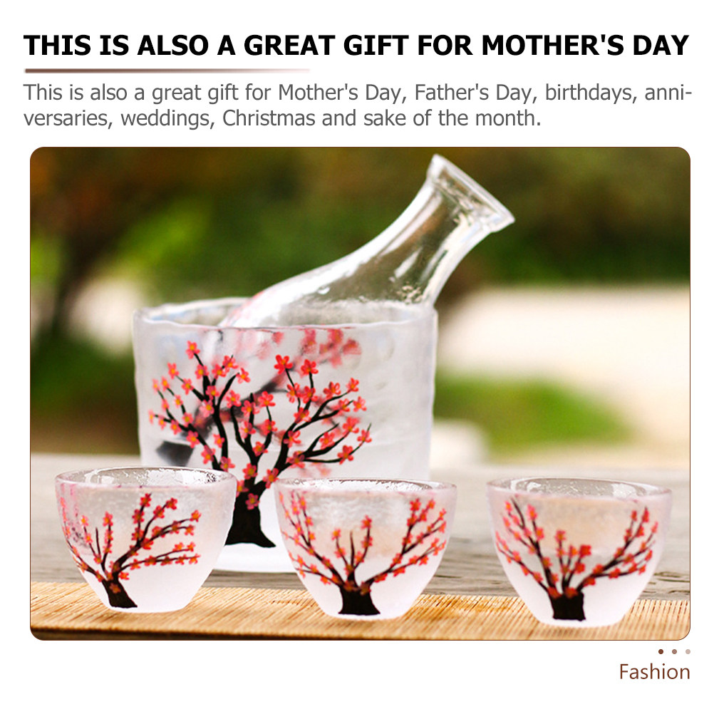 Sake Set Glass Containers Fros - đánh giá và giá Glass Container Set