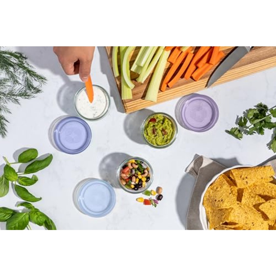 Color Lock Glass Meal Prep Set - đánh giá và giá Meal Prep Glass Containers With Lids