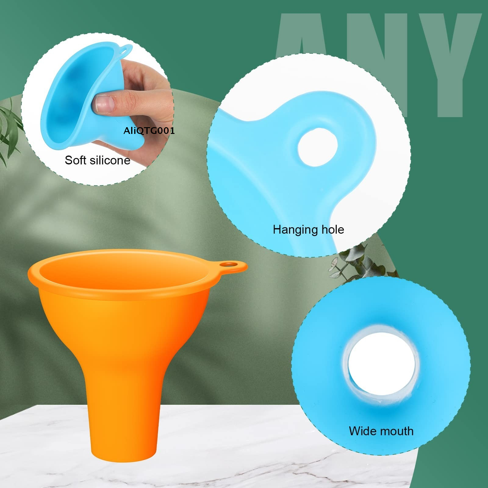 4 Pieces Wide Mouth Funnel Set - đánh giá và giá Sauce Squeeze Bottle