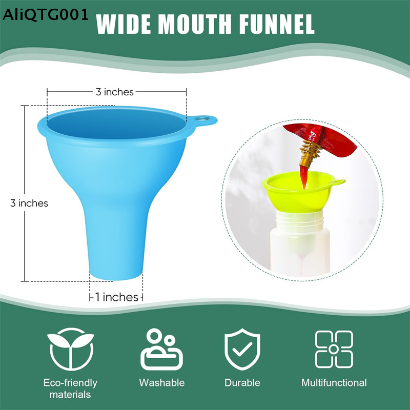 4 Pieces Wide Mouth Funnel Set - đánh giá và giá Sauce Squeeze Bottle