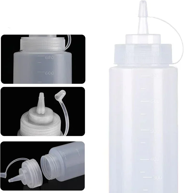 1Pcs Empty120ml-1000ml PE Plas - đánh giá và giá Sauce Squeeze Bottle