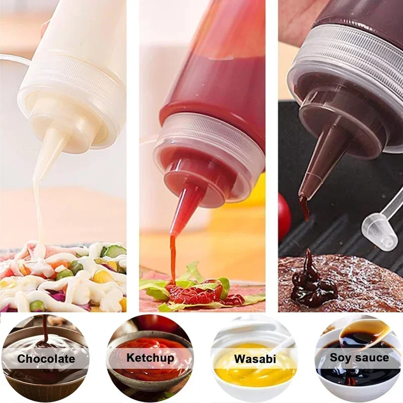 1Pcs Empty120ml-1000ml PE Plas - đánh giá và giá Sauce Squeeze Bottle