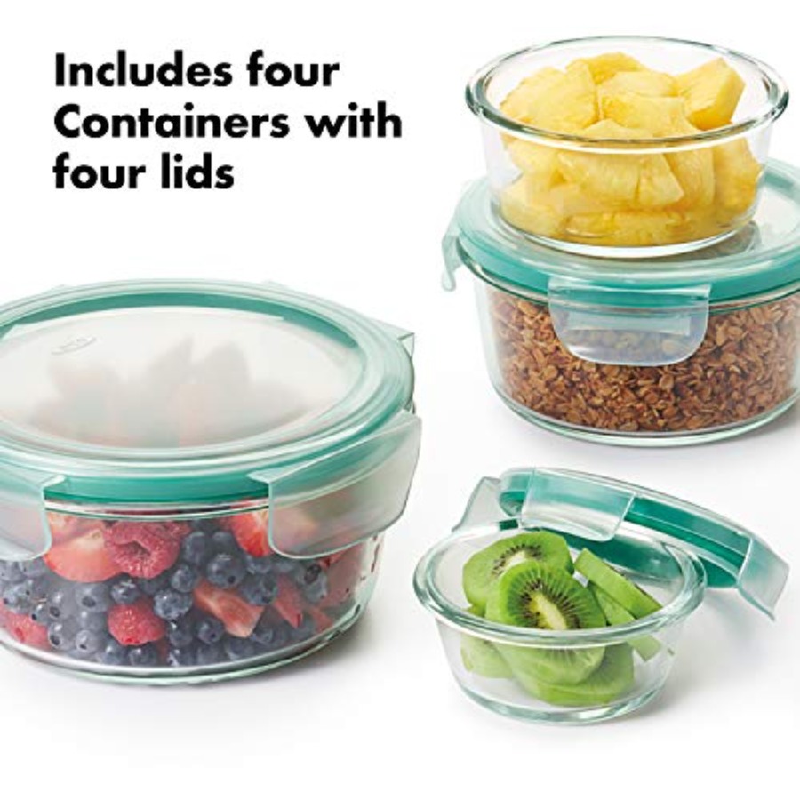 Good Grips 8 Piece Smart Seal  - đánh giá và giá Glass Container Set