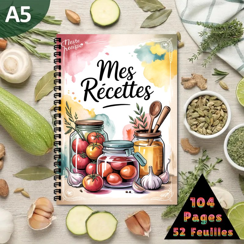 A5 French Special Recipe Book, - đánh giá và giá Meal Plan Notepad