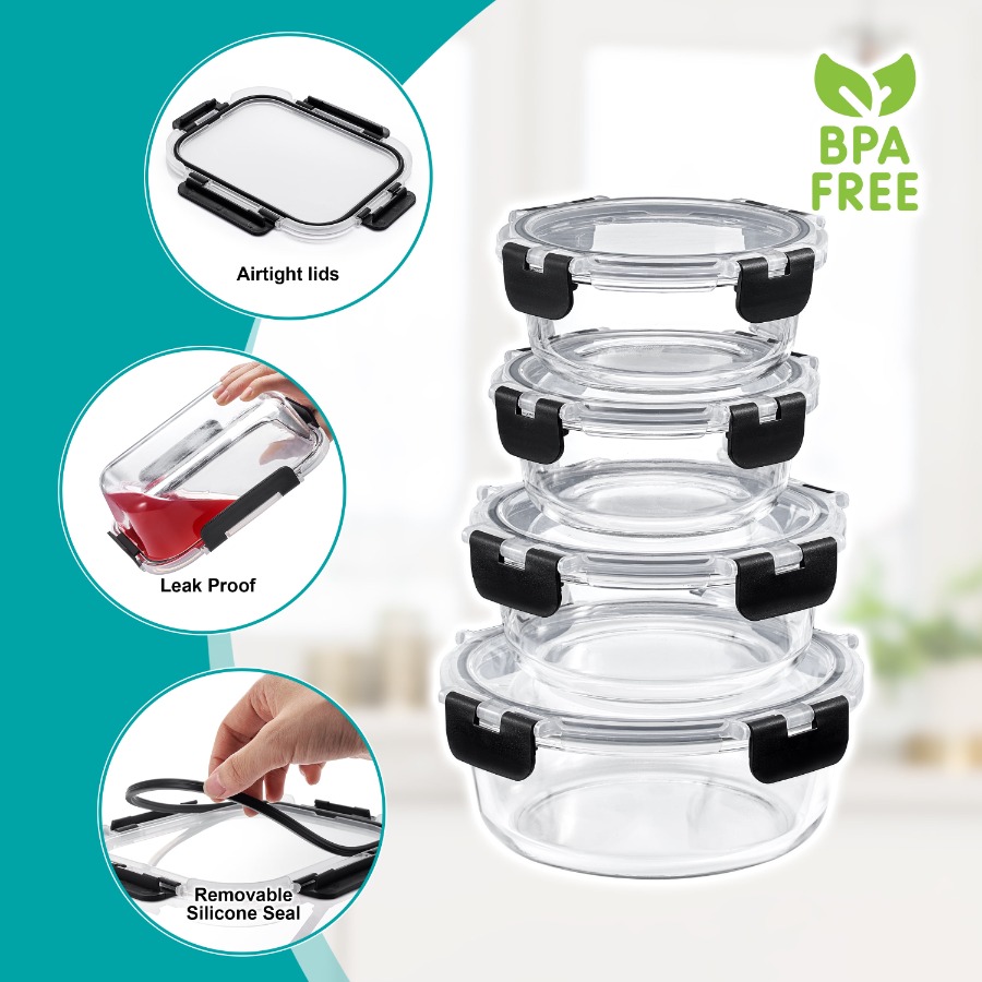 12pc Glass Meal Prep Container - đánh giá và giá Meal Prep Glass Containers With Lids