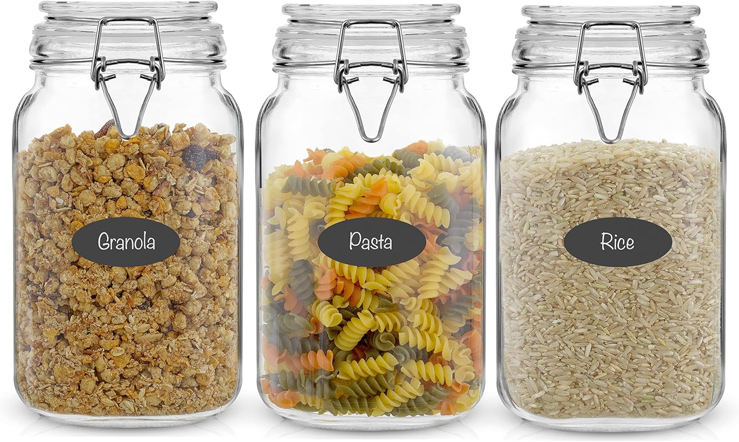 Airtight Glass Jars with Lids  - đánh giá và giá Glass Container Set