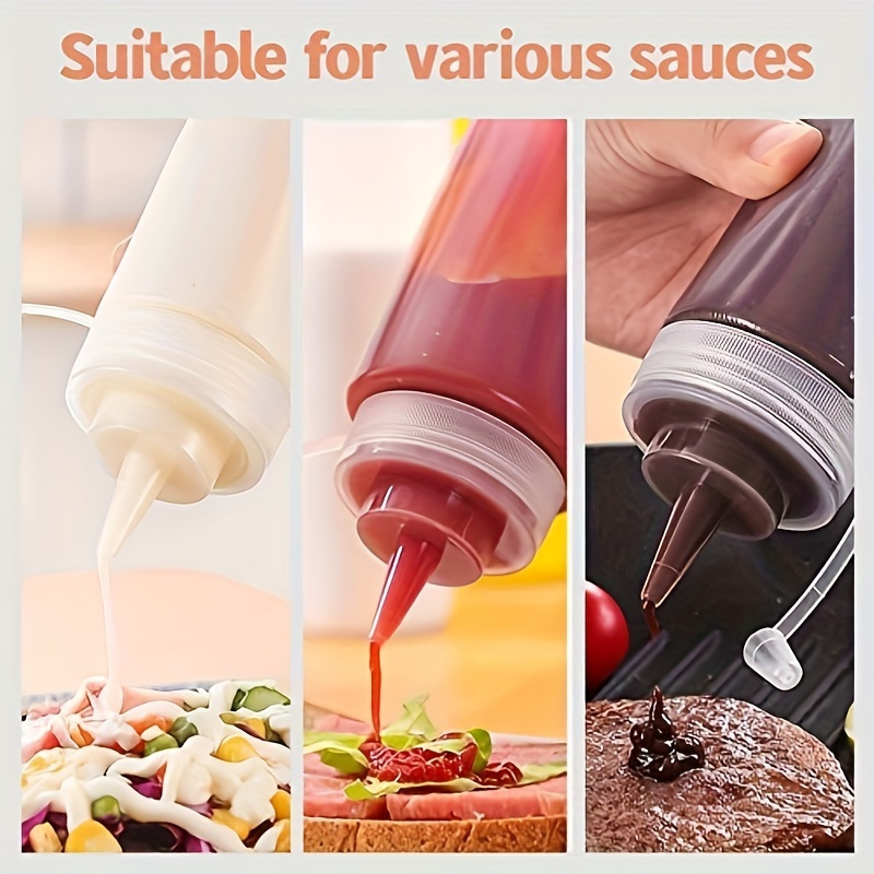 3pcs  Condiment Squeeze Bottle - đánh giá và giá Sauce Squeeze Bottle