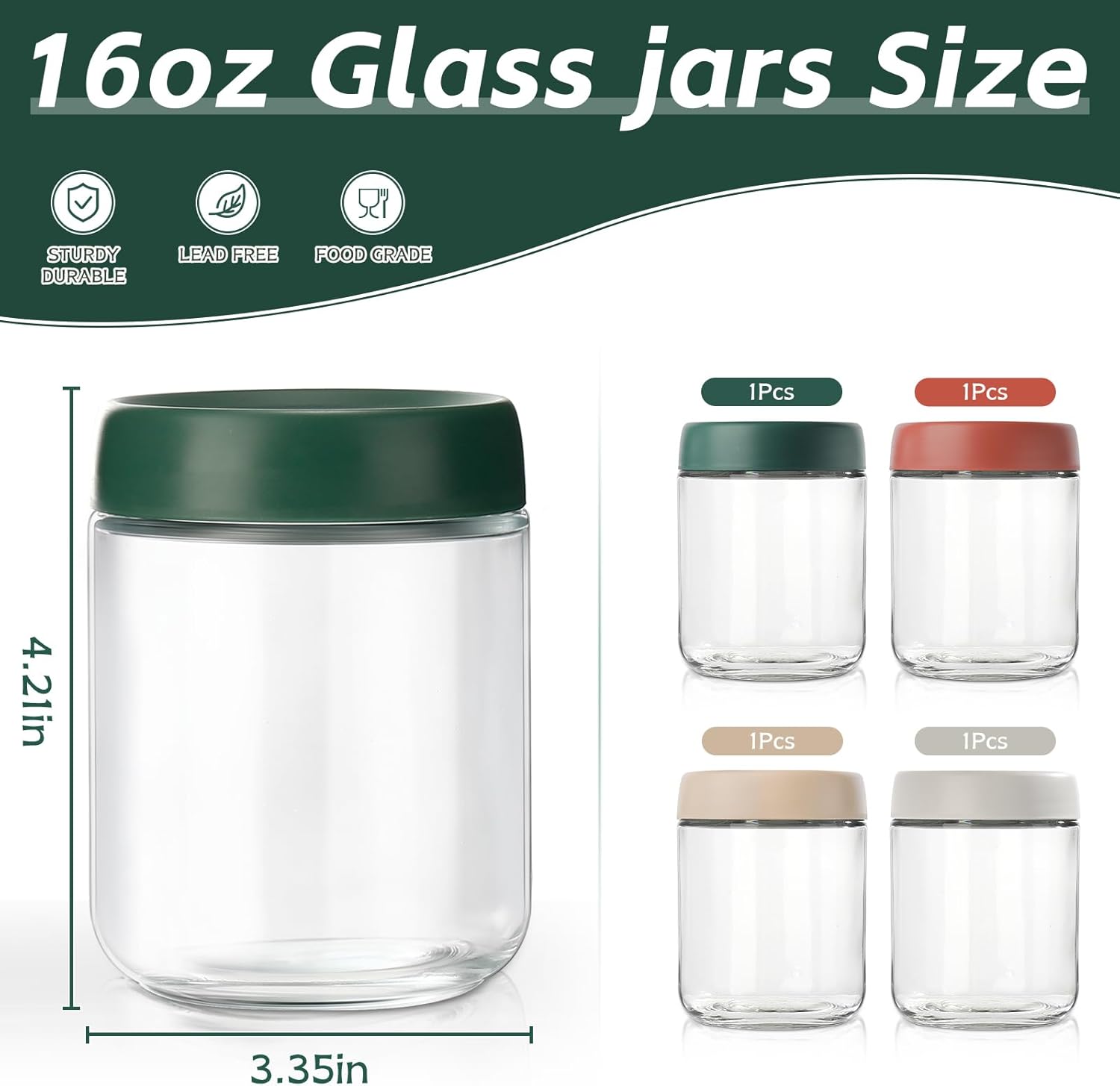 Glass Overnight Oats Container - đánh giá và giá Meal Prep Glass Containers With Lids