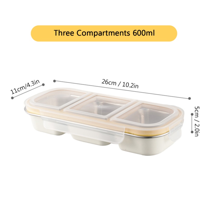 Stainless Steel Lunch Box For  - đánh giá và giá Meal Prep No Microwave