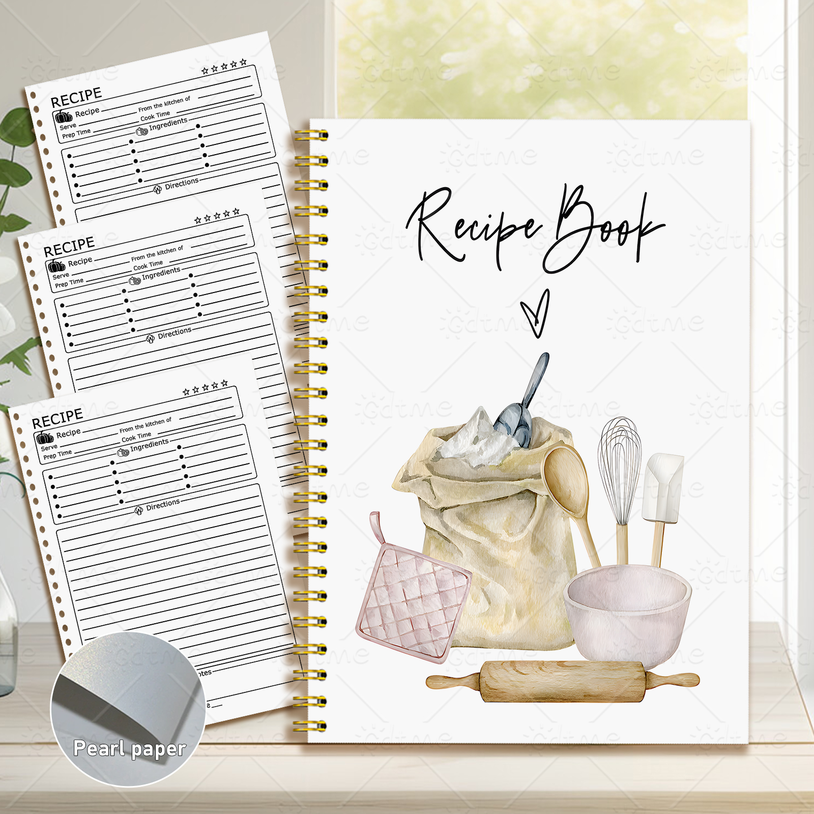 1 Recipe Notebook A kitchen pl - đánh giá và giá Meal Plan Notepad