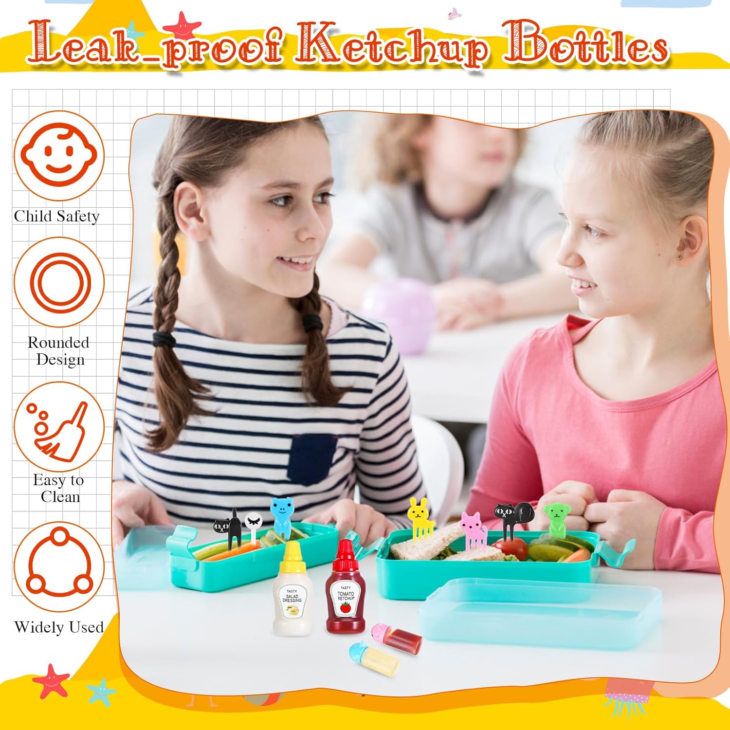 Kids Bento Lunch Box Accessori - đánh giá và giá Sauce Squeeze Bottle