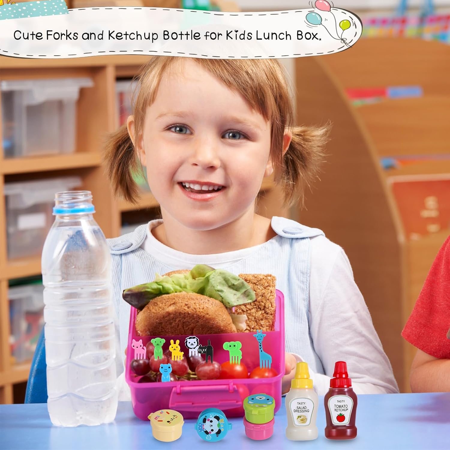 Kids Bento Lunch Box Accessori - đánh giá và giá Sauce Squeeze Bottle