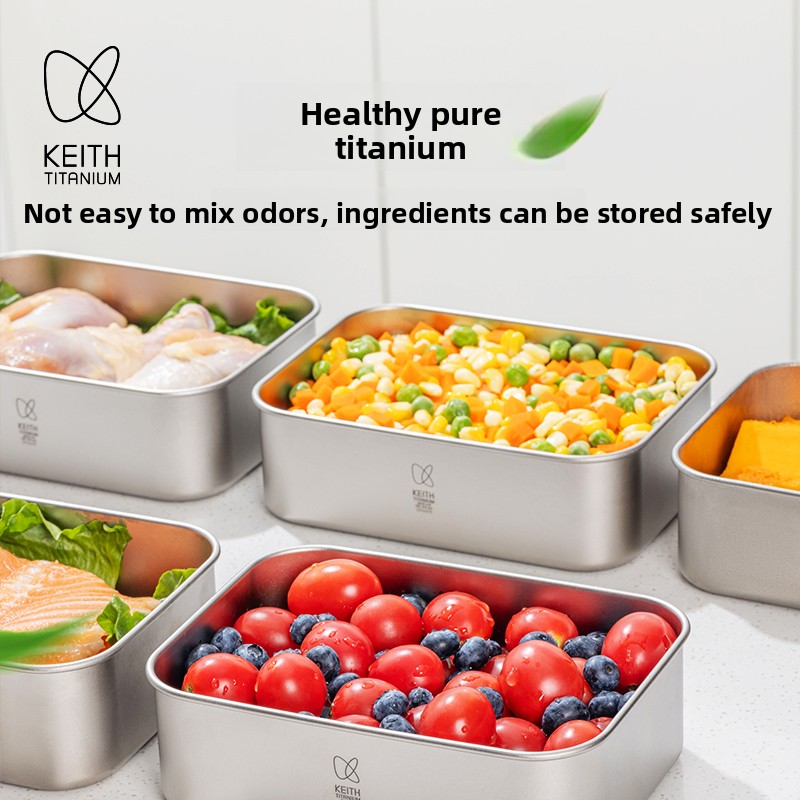 800ml Pure Titanium Lunch Box  - đánh giá và giá Meal Prep No Microwave
