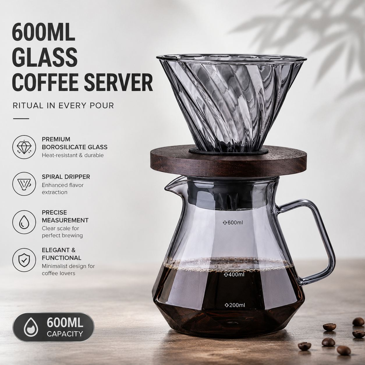 Magpie Glass Coffee Pot For V6 - đánh giá và giá Glass Container Set