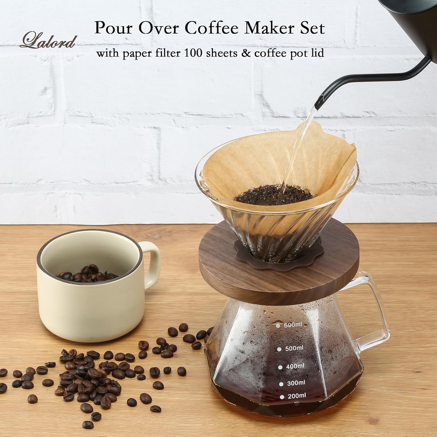 Magpie Glass Coffee Pot For V6 - đánh giá và giá Glass Container Set