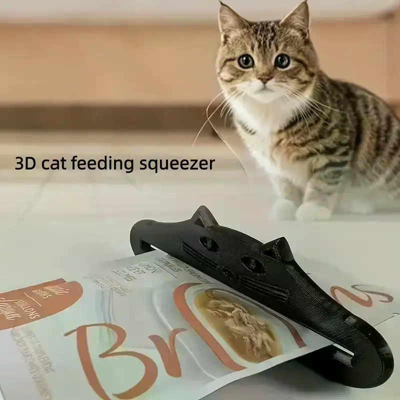 Cat Snack Extruder Cute Cat He - đánh giá và giá Sauce Squeeze Bottle