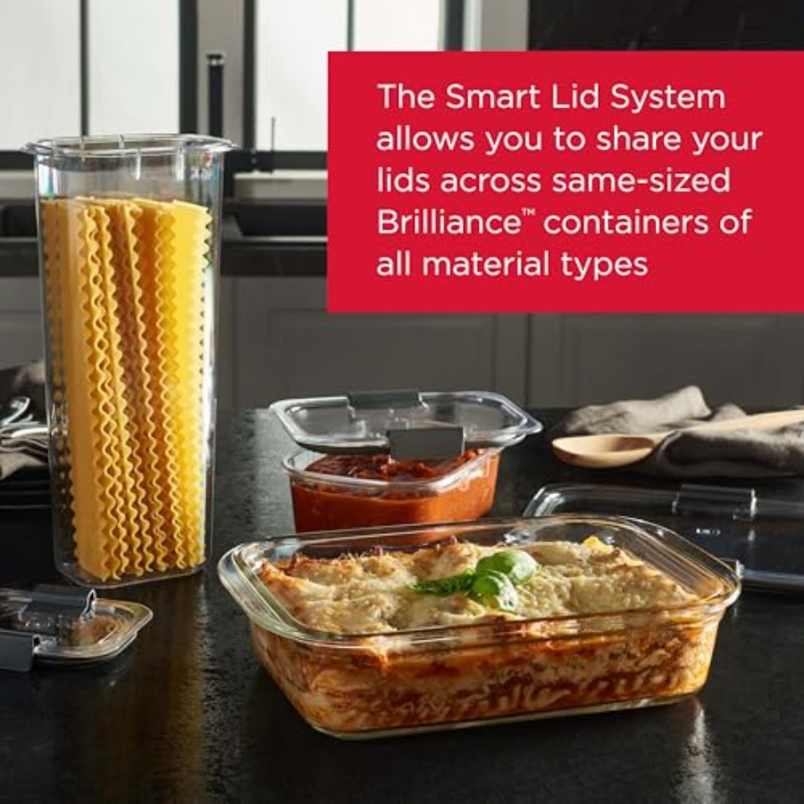 Brilliance Glass Food Storage  - đánh giá và giá Glass Container Set