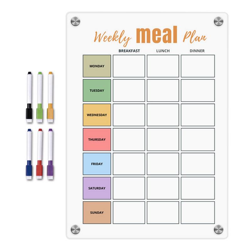 Meal Planner Magnetic White Me - đánh giá và giá Meal Plan Notepad