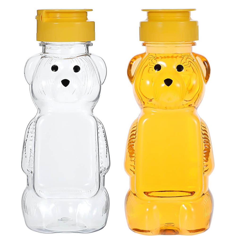 2Pcs Honey Bear Bottle Plastic - đánh giá và giá Sauce Squeeze Bottle
