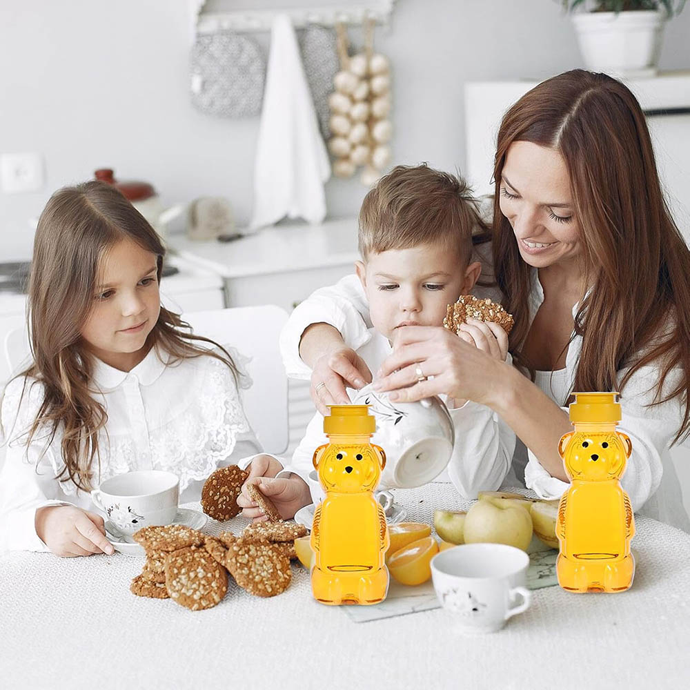 2Pcs Honey Bear Bottle Plastic - đánh giá và giá Sauce Squeeze Bottle