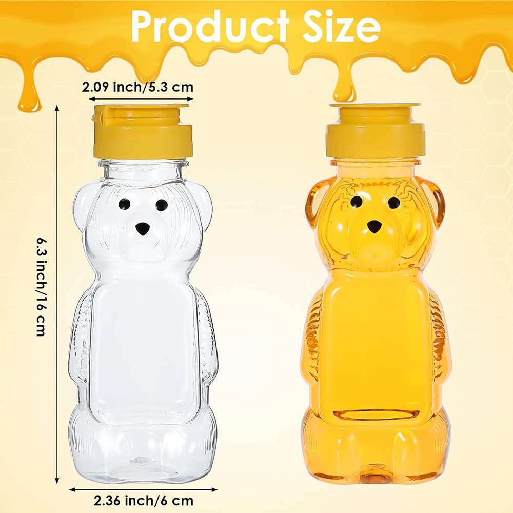 2Pcs Honey Bear Bottle Plastic - đánh giá và giá Sauce Squeeze Bottle