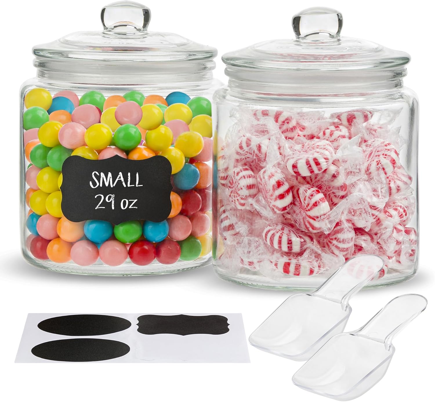 Glass Storage Jars with Lids - - đánh giá và giá Glass Container Set