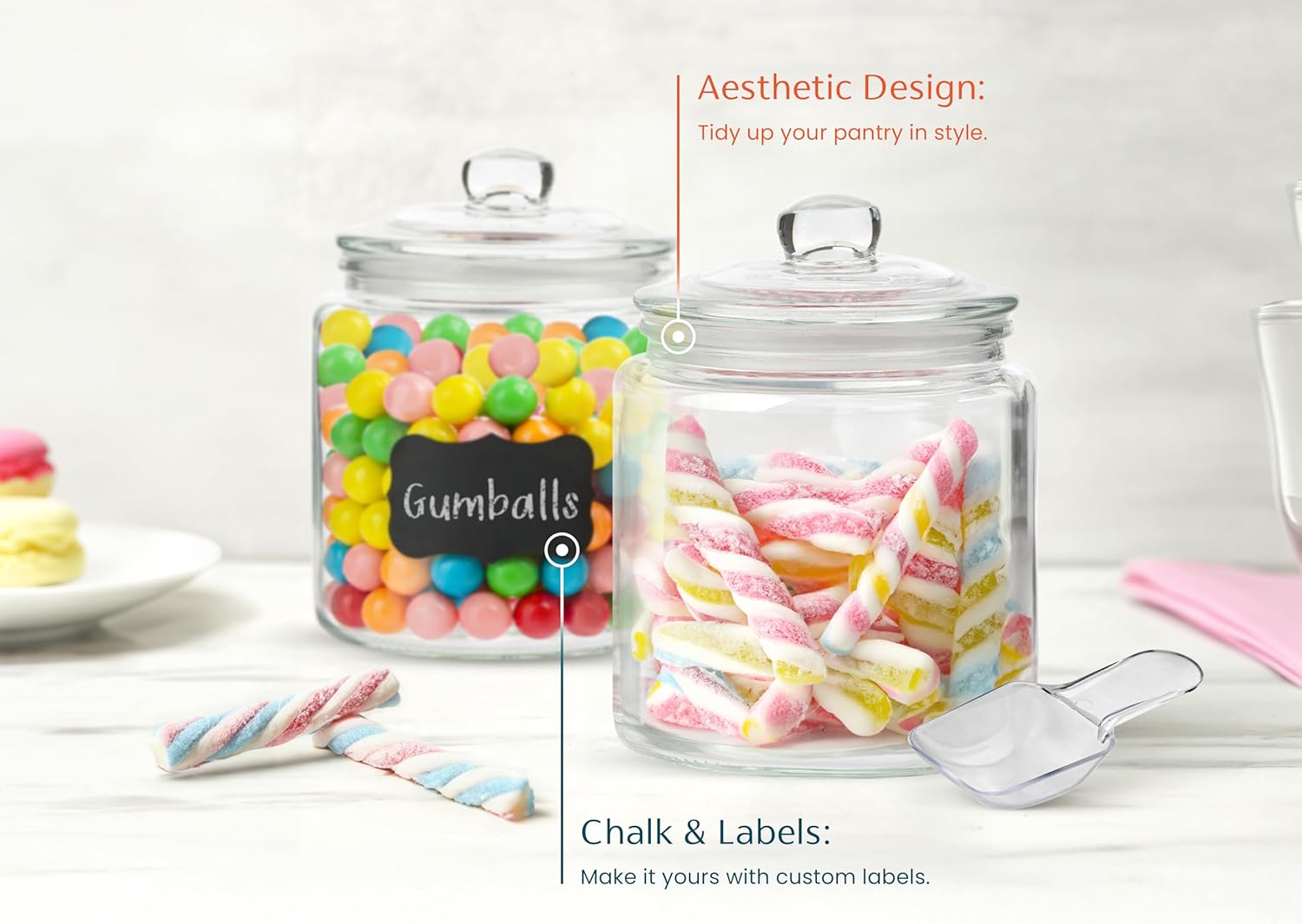 Glass Storage Jars with Lids - - đánh giá và giá Glass Container Set