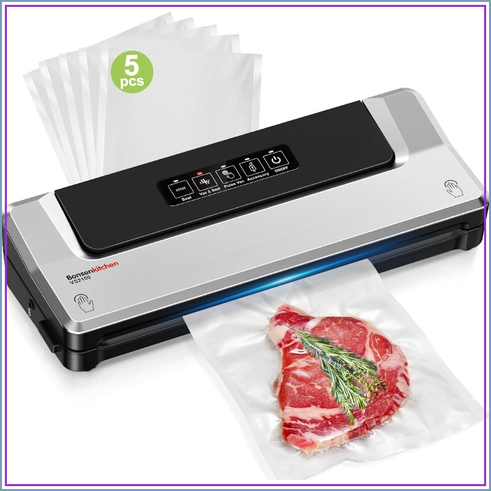 Compact Vacuum Sealer Machine  - đánh giá và giá Meal Prep Vacuum Sealer
