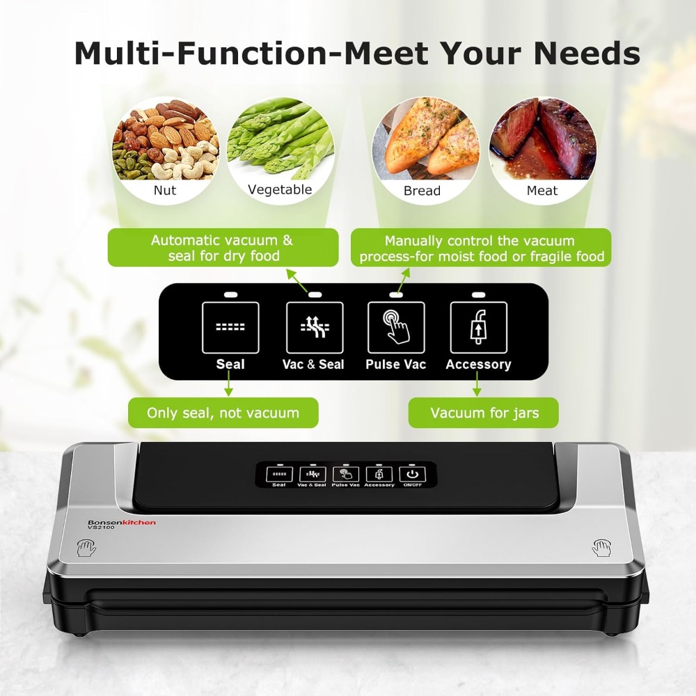 Compact Vacuum Sealer Machine  - đánh giá và giá Meal Prep Vacuum Sealer
