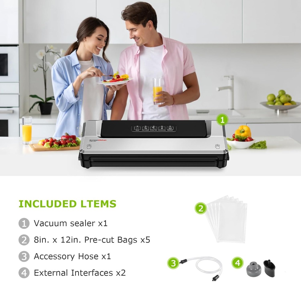 Compact Vacuum Sealer Machine  - đánh giá và giá Meal Prep Vacuum Sealer