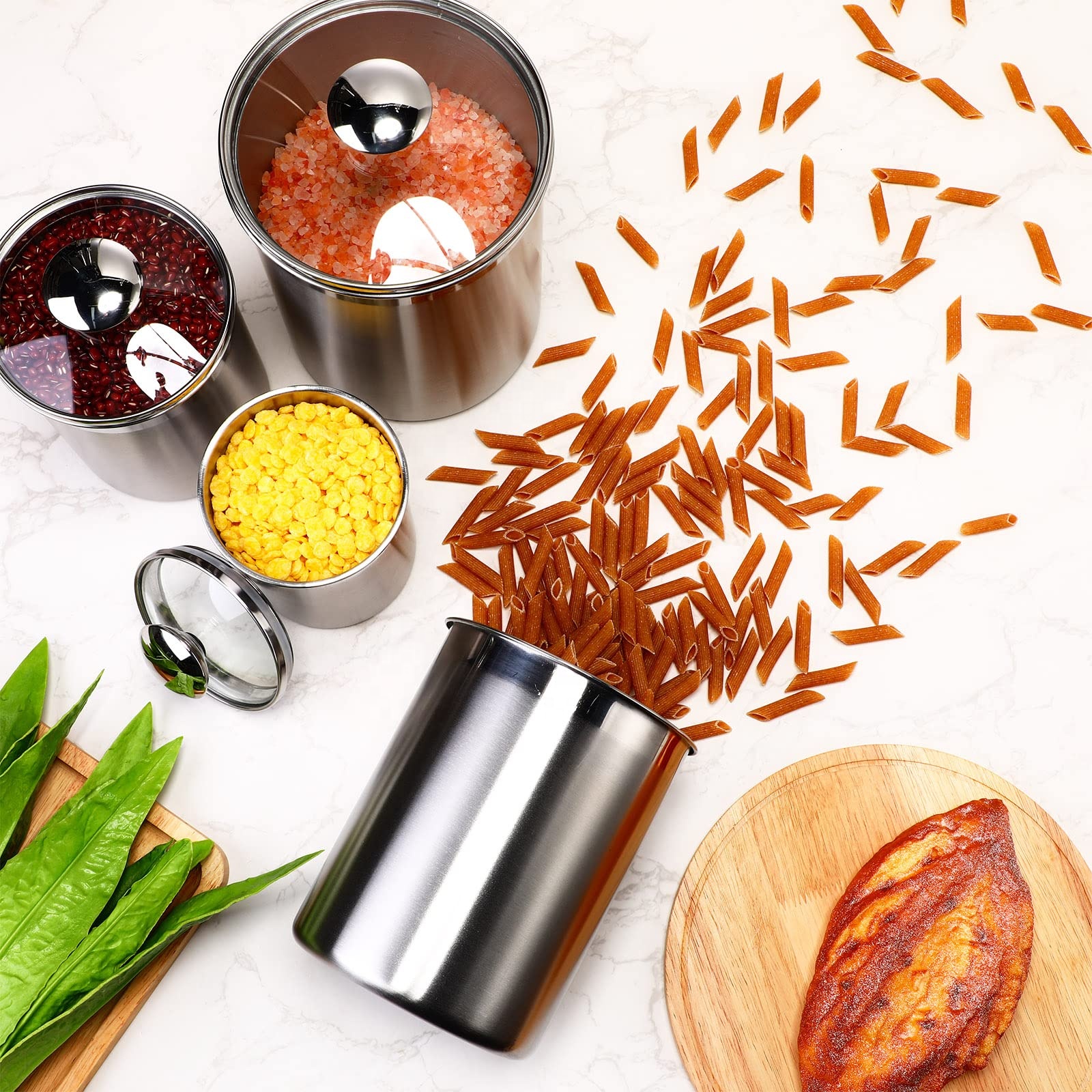 Food Storage Containers Tea Co - đánh giá và giá Glass Container Set