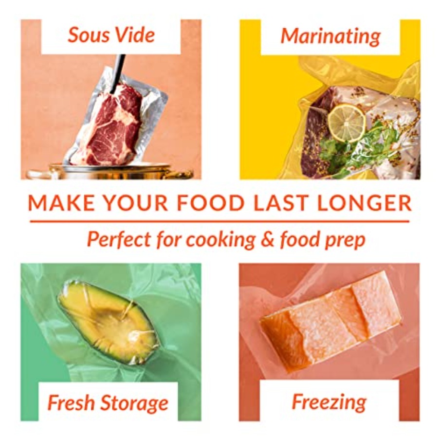 Lock Vacuum Sealer Bags - Set  - đánh giá và giá Meal Prep Vacuum Sealer