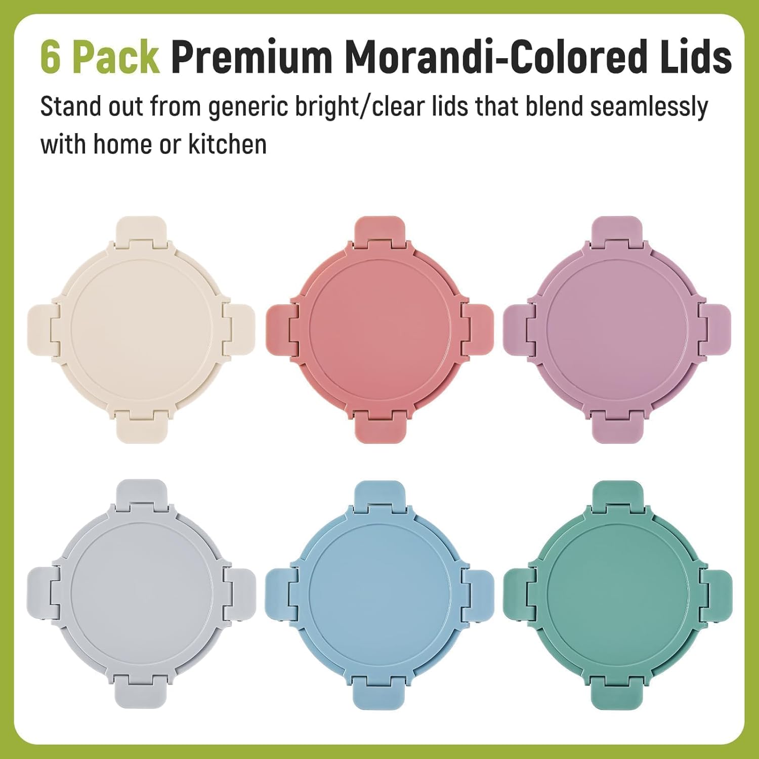 [UPGRADED LID] 6 Sets 3 Cup/24 - đánh giá và giá Glass Container Set