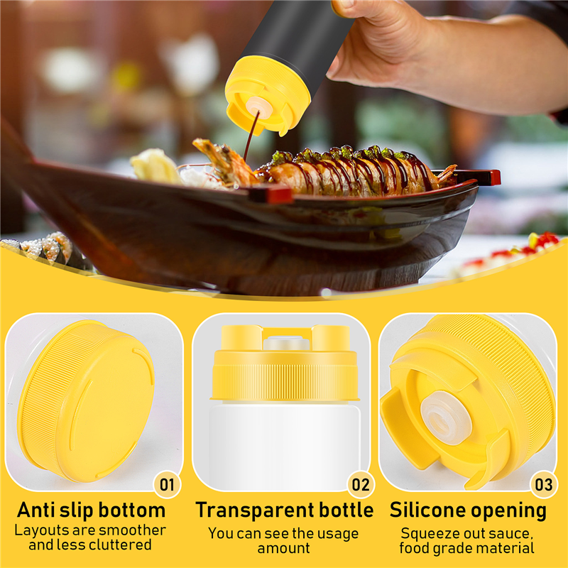 【HOT】Inverted Plastic Squeeze  - đánh giá và giá Sauce Squeeze Bottle