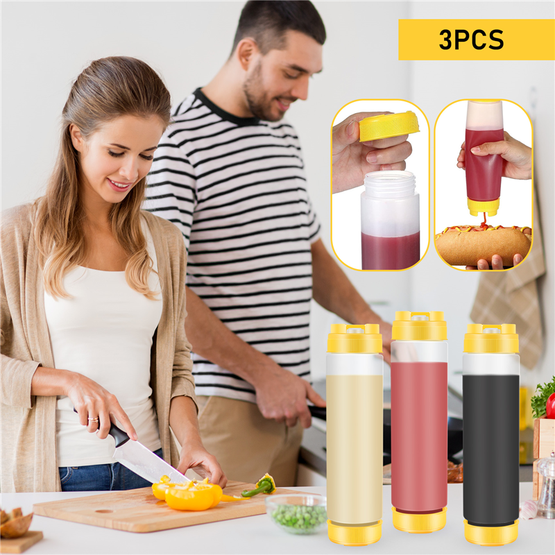 【HOT】Inverted Plastic Squeeze  - đánh giá và giá Sauce Squeeze Bottle