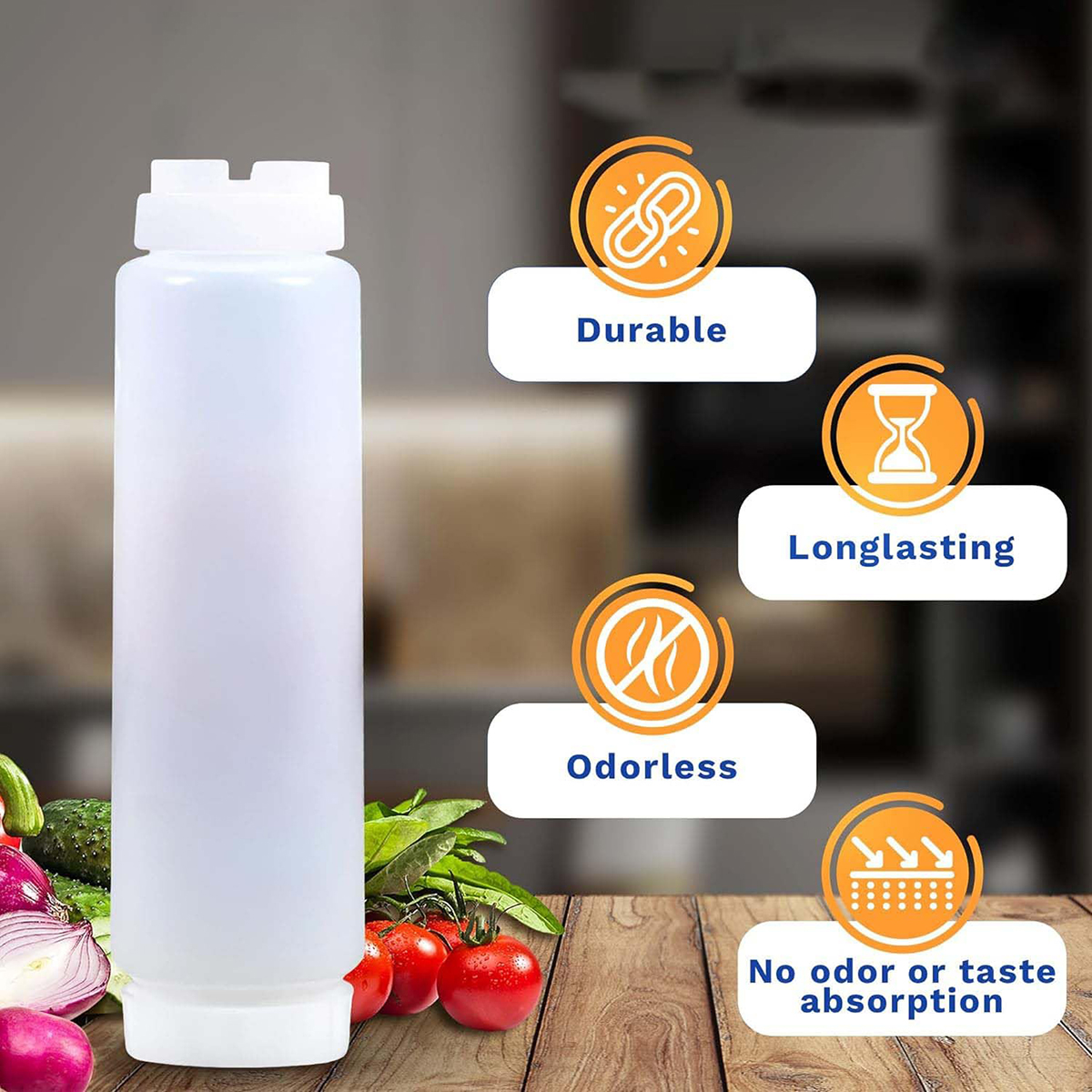 Big Capacity Plastic Sauce Bot - đánh giá và giá Sauce Squeeze Bottle