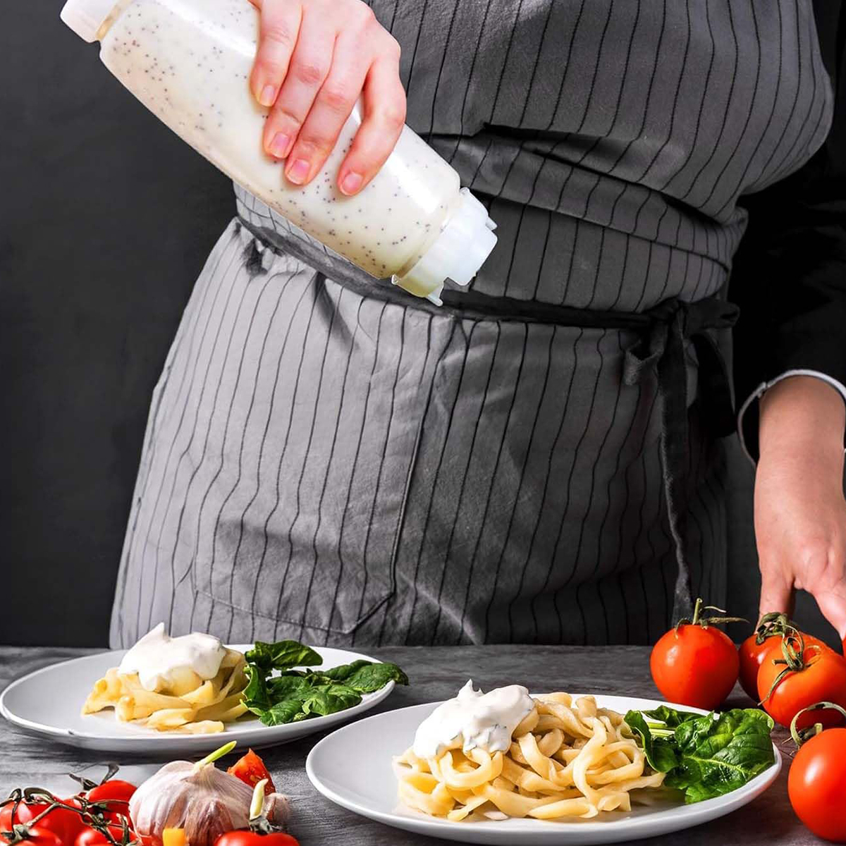 Big Capacity Plastic Sauce Bot - đánh giá và giá Sauce Squeeze Bottle