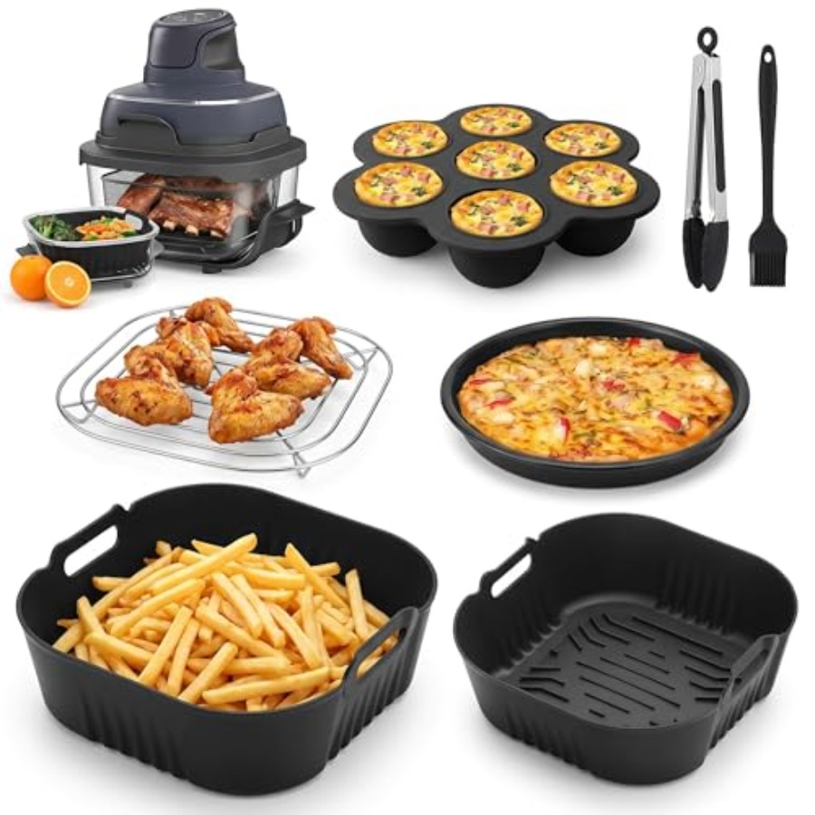 Air Fryer Accessories for Ninj - đánh giá và giá Glass Container Set