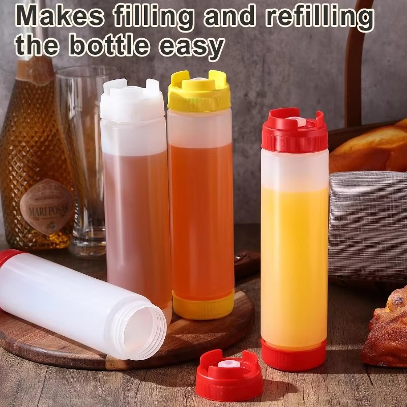 Double Head Squeeze Condiment  - đánh giá và giá Sauce Squeeze Bottle